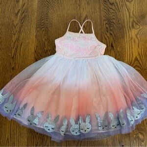 Zuni’s Girls Sequin Mikado Bunny Party Dress. Size 7.